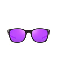 Oakley Oakely Prizm 55mm Sunglasses In Matte Blackprizm Violet At Nordstrom