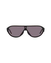 Oakley Shield Sunglasses In Matte Blackprizm Grey At Nordstrom