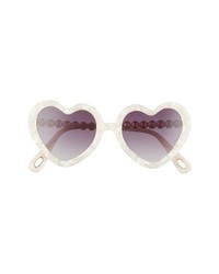 Lele Sadoughi Sweetheart Sunglasses In Mother Of Pearl At Nordstrom