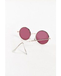 Urban Outfitters Classic Purple Lens Round Sunglasses