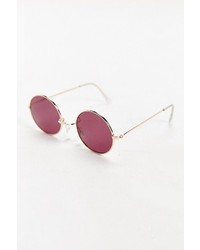 Urban Outfitters Classic Purple Lens Round Sunglasses