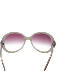 Saint Laurent Yves Oversize Ombr Sunglasses