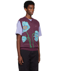Awake NY Purple Flower Vest