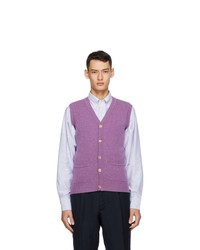 Drakes Purple Geelong Vest