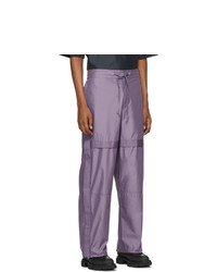3.1 Phillip Lim Purple Chintz Poplin Jogger Lounge Pants