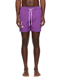 Amiri Purple Ma Bar Swim Shorts
