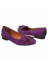 Purple Tassel Loafers