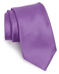Nordstrom Shop Solid Satin Silk Tie