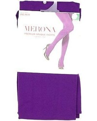 Merona Premium Control Top Opaque Tights Smallmedium Power Purple