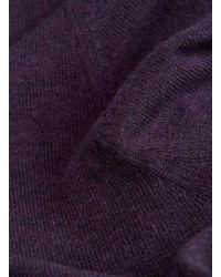 Topman Purple Marl Turtleneck Sweater