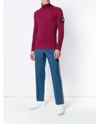 Stone Island Ribbed Roll Neck Jumper