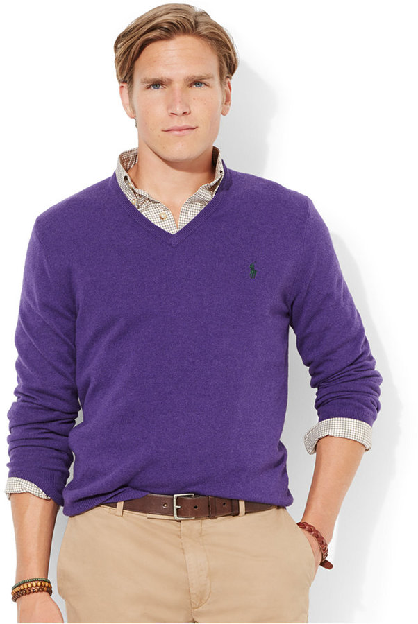 Polo Ralph Lauren Loryelle Merino Wool V Neck Sweater | Where to buy ...