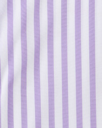 English Laundry Vertical Stripe Long Sleeve Dress Shirt Purple