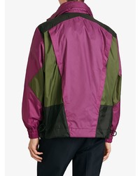 Burberry Packaway Hood Colour Block Lightweight Jacket