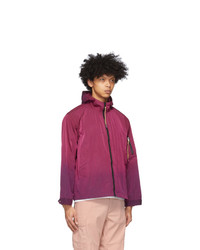 Aries Pink Ombre Dyed Windcheater Jacket