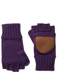 Purple Wool Gloves