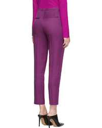 Nina Ricci Purple Cropped Trousers