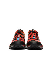 Salomon Red And Black Limited Edition Slab Xt 4 Adv Sneakers