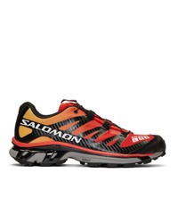 Salomon Red And Black Limited Edition Slab Xt 4 Adv Sneakers
