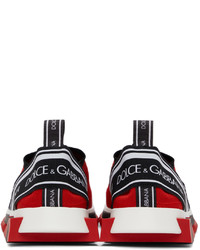 Dolce & Gabbana Red Sorrento Sneakers