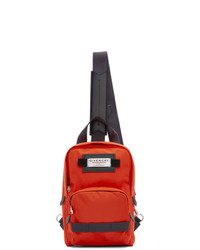 Red and Black Canvas Backpack