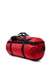 Red and Black Canvas Duffle Bag