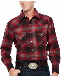 Ely Cattleman Ely 1878 Long Sleeve Flannel Western Shirt