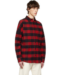 Palm Angels Red Cotton Shirt