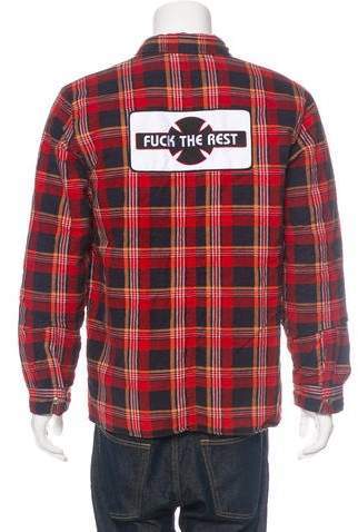 Supreme X Independent 2017 Flannel Shirt, $171 | TheRealReal 