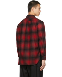 Saint Laurent Wool Flannel Check Shirt