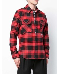 Off-White Flap Pocket Collared Shirt