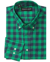 Kenneth Gordon Multi Check Shirt Long Sleeve