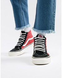 Vans Sk8 Hi 38 Dx Anaheim Trainers In Red Vn0a38gfubs1