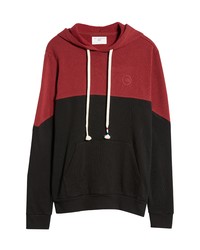 Sol Angeles Colorblock Cotton Blend Pullover Hoodie