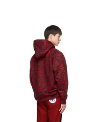 Études Red And Black Keith Haring Edition Odysseus Hoodie