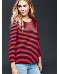 Gap Nautical Stripe Bell Sleeve Sweater