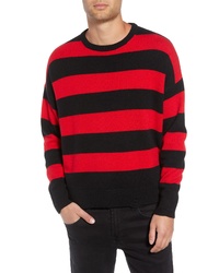 The Kooples Shredded Stripe Sweater