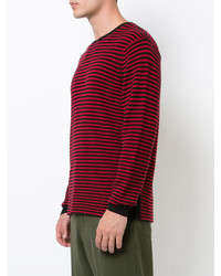 Ovadia & Sons Striped Crew Neck Sweater