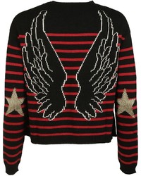 RED Valentino Striped Sweater