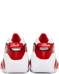 Nike Red White Air Zoom Flight 95 Sneakers