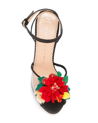 Charlotte Olympia Floral Sandals
