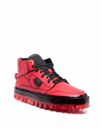 Oxs Rubber Soul High Top Lace Up Trainers