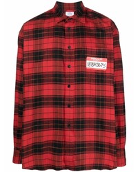 Vetements Hello My Name Is Checked Shirt