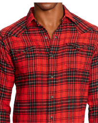 Polo Ralph Lauren Plaid Twill Western Shirt