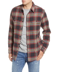 Filson Vintage Flannel Regular Fit Plaid Cotton Shirt