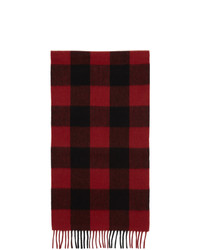 Comme des Garcons Homme Black And Red Joshua Ellis Edition Scarf