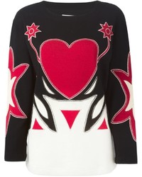 Moschino Vintage Appliqu Heart Sweater
