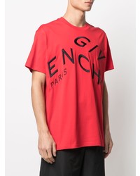 Givenchy Abstract Logo Printed T Shirt
