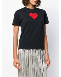 ALEXACHUNG Alexa Chung Heart Print T Shirt