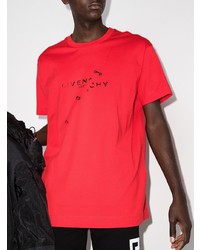 Givenchy Cut Logo Short Sleeve T Shirt
